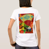 抽象芸術の色パターン4 Tシャツ (裏面)