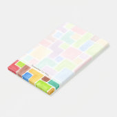 抽象芸術の色彩の鮮やかな水彩画の背景。 2 ポストイット (アングル)