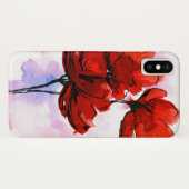 抽象芸術の色彩の鮮やかな花の背景2 Case-Mate iPhoneケース (裏面(横))