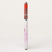 抽象芸術の色彩の鮮やかな花の背景2 Case-Mate iPhoneケース (裏面/左)