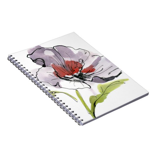 抽象芸術の色彩の鮮やかな花の背景3 ノートブック (右側)