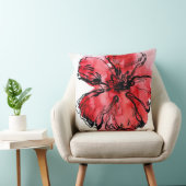 抽象芸術の色彩の鮮やかな花の背景4 クッション (椅子)