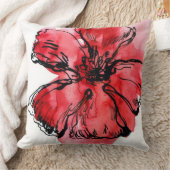 抽象芸術の色彩の鮮やかな花の背景4 クッション (ブランケット)