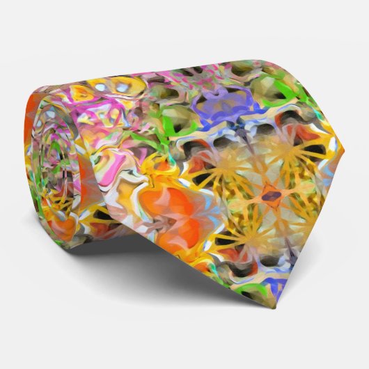 抽象芸術の色数々ののネックタイ ネクタイ (ロール)