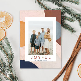 抽象芸術の色色彩の鮮やか形Boho写真 シーズンカード