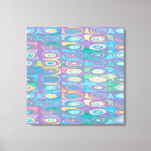 抽象芸術の色1 キャンバスプリント (正面)