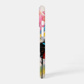 抽象芸術の色 iPhone 16ケース (左側面)