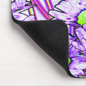 抽象芸術の花のマウスパッド マウスパッド (コーナー)