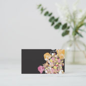 抽象芸術の花の名刺 名刺 (スタンド正面)