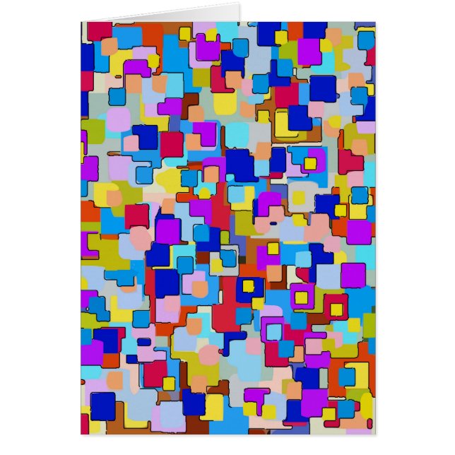 抽象芸術の花の四角形 (正面)