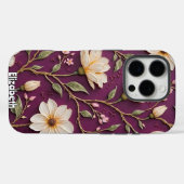 抽象芸術の花の模様 Case-Mate iPhoneケース (裏面 (横))