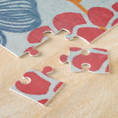 抽象芸術の花小枝 ジグソーパズル (側面)