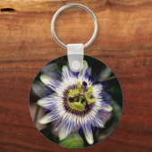 抽象芸術の花 キーホルダー (正面)
