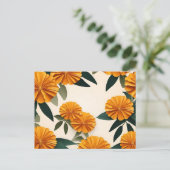 抽象芸術の花 ポストカード (スタンド正面)