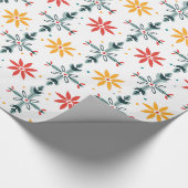 抽象芸術の花 ラッピングペーパー (角)