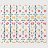 抽象芸術の花 ラッピングペーパー (フラット)