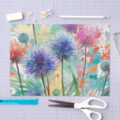 抽象芸術の花 薄葉紙 (クラフト)