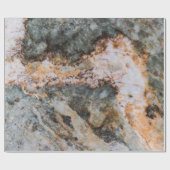 抽象芸術の茶色の白いグリ岩質組織 ラッピングペーパー (フラット)