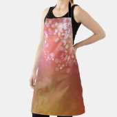 抽象芸術の華やかな輝きの背景 エプロン (インサイチュ)