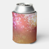 抽象芸術の華やかな輝きの背景 缶クーラー (缶裏面)
