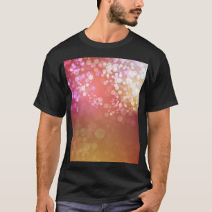 抽象芸術の華やかな輝きの背景 Tシャツ