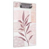 抽象芸術の落ち着き水色 クリップボード (右)