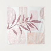 抽象芸術の落ち着き水色 タペストリー (正面(横))