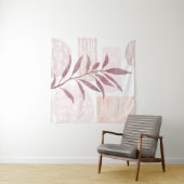 抽象芸術の落ち着き水色 タペストリー (インサイチュ(横))