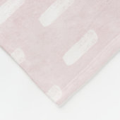 抽象芸術の落ち着き水色 フリースブランケット (角)