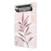 抽象芸術の落ち着き水色 ミニクリップボード (アングル2)