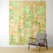 抽象芸術の葉を引っかき地面に、ベージュ タペストリー (インサイチュ)