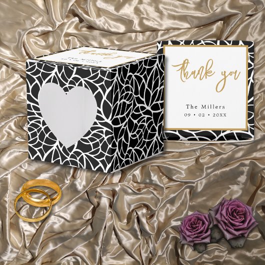 抽象芸術の葉パターン フェイバーボックス