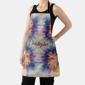 抽象芸術の虹のバースト エプロン (インサイチュ)