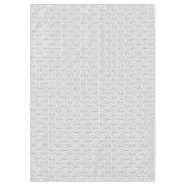 抽象芸術の螺旋円（明るいグレーと白） テーブルクロス (正面)