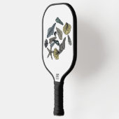 抽象芸術の貝殻を漬け玉のパドル ピックルボールラケット (左)