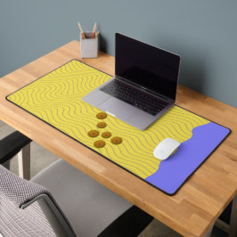 抽象芸術の貝殻 デスクマット