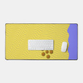 抽象芸術の貝殻 デスクマット (キーボード&マウス)