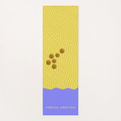 抽象芸術の貝殻 ヨガマット (正面)