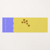 抽象芸術の貝殻 ヨガマット (正面(横))