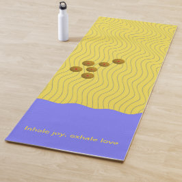 抽象芸術の貝殻 ヨガマット