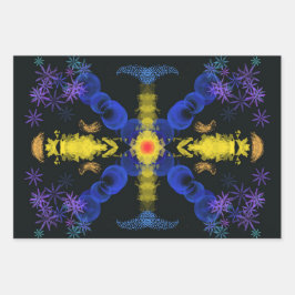 抽象芸術の贈り物ラップ ラッピングペーパーシート