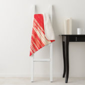 抽象芸術の赤い背景（水色） シェルパブランケット (インサイチュ)