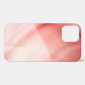 抽象芸術の赤とピンクの背景に白い輪  Case-Mate iPhoneケース (裏面 (横))