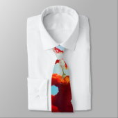 抽象芸術の赤木 ネクタイ (タイ)