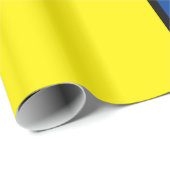 抽象芸術の赤、黄、青のブロック ラッピングペーパー (ロールコーナー)