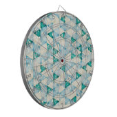 抽象芸術の逆順バックグラウンド ダーツボード (正面左)