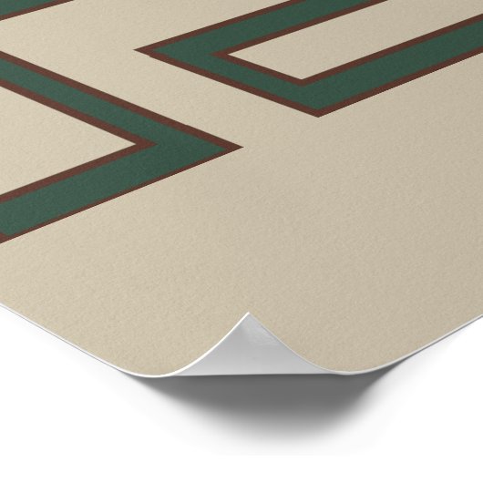 抽象芸術の部族の儀式シーン ポスター (角)