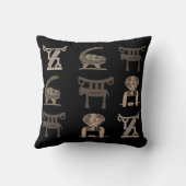 抽象芸術の部族芸術 クッション (裏面)