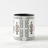 抽象芸術の部族芸術 マグカップ (中央)