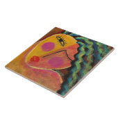 抽象芸術の野毛ポートレート タイル (側面)